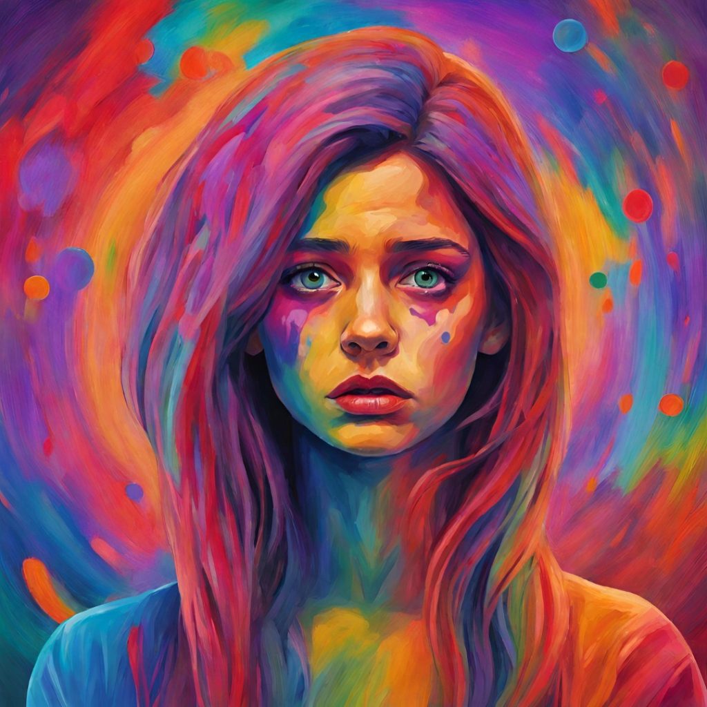 Mujer con Depresión y tristeza